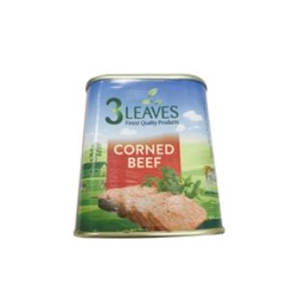 Picture of 3 LEAVES CORNED BEEF 340GR